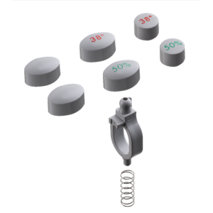 HANSGROHE Przyciski 97231000 (szare) komplet- do baterii termostatowej